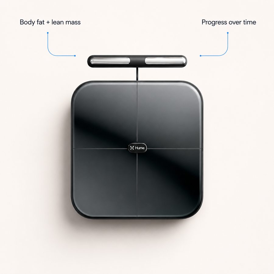 Hume Pod, an 8-sensor body composition scanner